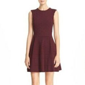 Burgundy Ted Baker textured fabric fall wedding